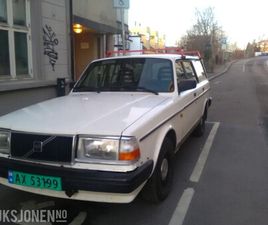 1988 VOLVO 240 VETERANBIL EU OK 11.2027 HENGERFESTE S+V DEKK