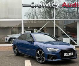 AUDI A4 2.0 TFSI 35 BLACK EDITION SALOON 4DR PETROL S TRONIC EURO 6 (START/STOP) (150 PS) PETROL AUTOMATIC