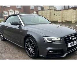 2016 AUDI A5 2.0 TDI 190 S LINE SPEC ED PLUS 2DR MULTITRONIC CONVERTIBLE DIESEL AUTOMATIC