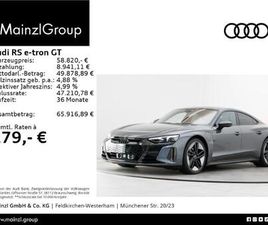 AUDI E-TRON GT RS AUDI E-TRON GT RS B&O WÄPU MATRIX 360° HUD MASSAGE