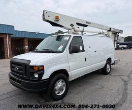 2011 FORD E-350 SUPER DUTY VERSALIFT BUCKET VAN
