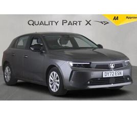VAUXHALL ASTRA 2023 VAUXHALL ASTRA 1.5 TURBO D DESIGN EURO 6 (START/STOP) 5DR HATCHBACK DIESEL MANUAL
