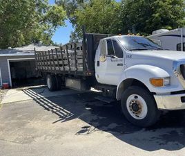 2008 FORD F750 FLAT DECK W LIFTGATE