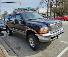 2001 FORD EXCURSION 7.3L 1 OWNER 230,000 KMS