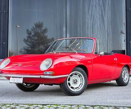 850 SPIDER - RARE - PREMIÈRE SÉRIE - PASSEPORT FIVA - HARD-TOP - ACCESSOIRES ABARTH - EXPERTISÉE VÉTÉRAN 04.2022