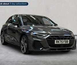 AUDI A3 SPORTBACK 2.0 TDI 35 BLACK EDITION SPORTBACK S TRONIC EURO 6 (START/STOP) 5DR