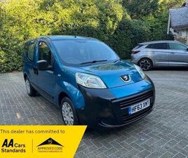 2013 PEUGEOT BIPPER TEPEE 1.3 HDI 75 S 5DR [NON START STOP] MPV DIESEL MANUAL