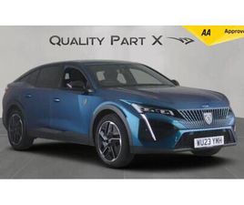 PEUGEOT 408 2023 PEUGEOT 408 1.2 PURETECH GT FASTBACK EAT EURO 6 (START/STOP) 5DR HATCHBACK PETROL AUTOMATIC