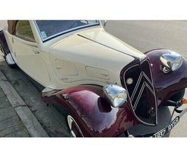 1936 CITROEN TRACTION AVANT BEIGE MANUEL, 3 VITESSES COND...