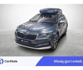 SKODA SUPERB COMBI SCOUT SCOUT 190HK 4X4 / MATRIX / P.VARM / KROK / ACC / CANTON
