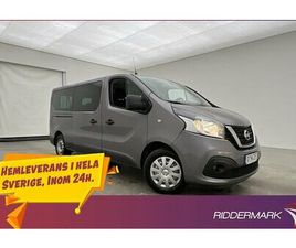 NISSAN NV300 KOMBI LÅNG VÄRMARE DRAG B-KAMERA 9-SITS