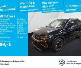 T-CROSS 1.5 TSI DSG R-LINE NAVI AHK KAMERA ACC LED DIG.COCKPIT SHZ PDC