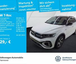 T-ROC 1.5 TSI DSG R-LINE NAVI AHK KAMERA ACC LED DIG.COCKPIT SHZ PDC