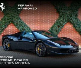 FERRARI 458 ITALIA SPIDER 4.5 SPIDER F1 DCT EURO 5 2DR