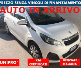 PEUGEOT 108 1.0 69CV PREZZO VERO 5 P UNIPRO KM CERTI NEOPAT OK