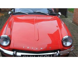 1969 TRIUMPH SPITFIRE ROUGE MANUEL, 4 VITESSES CONDUITE À...