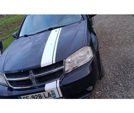 2007 DODGE AVENGER NOIR MANUEL, 6 VITESSES CONDUITE À GAU...
