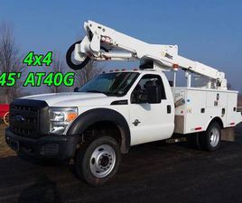 45' 2016 FORD F550 4X4 ALTEC AT40G BUCKET BOOM LIFT CRANE TRUCK