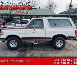 USED 1990 FORD BRONCO 2DR WAGON