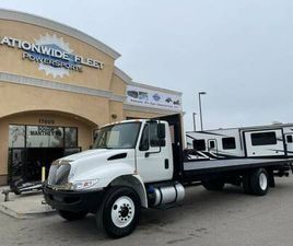 2019 INTERNATIONAL 4300 DIESEL FLAT BED OFF LEASE COMPANY TRUCK WITH L