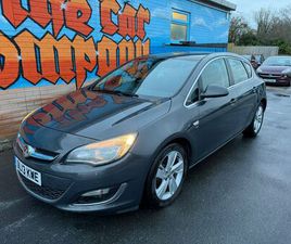 2013 VAUXHALL ASTRA 1.6 SRI VVT 16V (115PS) HATCHBACK