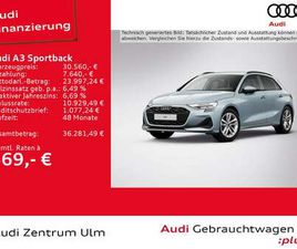AUDI A3 SPORTBACK 30 TFSI SPORTBACK 30 TFSI ALU AHK LED NAVI RFK VIRT