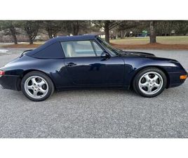 1996 PORSCHE 993 CABRIOLET MIDNIGHT BLUE/CASHMERE 1 OWNER A VENDRE