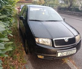 ŠKODA FABIA SEDAN 1,4 LPG (PLIN) REG DO 8-2026, 2001 GOD.