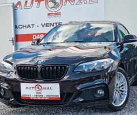 BMW SERIE 2 218 ② BMW 218 D COUPÉ PACK M SPORT 136CH**GPS**CUIR**PDC — BMW — 2EMEMAIN