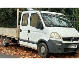 VAUXHALL MOVANO MOVANO DTI LWB DROPSIDE LOW MILES