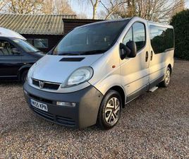 VAUXHALL VIVARO 1.9 2900 CDTI FWD L3 5DR DIESEL MANUAL