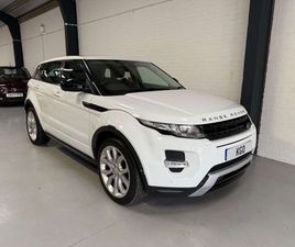 LAND ROVER RANGE ROVER EVOQUE SD4 2015 LAND ROVER RANGE ROVER EVOQUE 2.2SD4 DYNAMIC LUX HATCHBACK 5D AUTO