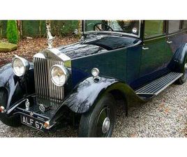 ROLLS ROYCE HP 20/25 HP 1934 ROLLS ROYCE 20/25 BLEU MANUEL CONDUITE À DROITE IN R...