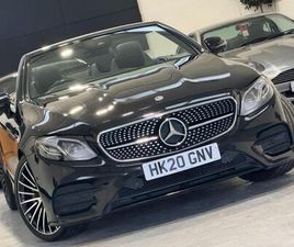 MERCEDES-BENZ E CLASS 2.0 E350 GPF AMG LINE (PREMIUM PLUS) CABRIOLET 2DR PETROL G-TRONIC+ EURO 6...