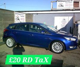 2016 FORD FOCUS 1.0CC PETROL 125 TITANIUM X LEATHER FULL SPEC, FULL SERVICE NEW TIMING BELT HATCH...