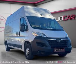 OPEL MOVANO FOURGON GN 3.5T HEAVY L3H3 165 CH PACK CLIM HABILLAGE BOIS GPS RÉGULATEUR DE VITESSE GARANTIE 12 MOIS