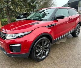 2016 LAND ROVER RANGE ROVER EVOQUE 2.0 ED4 SE TECH 3DR COUPE DIESEL MANUAL