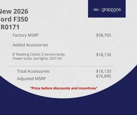 NEW 2026 FORD F-350 XL