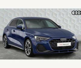 AUDI A3 SPORTBACK 30 TFSI 1.5 TFSI 30 S LINE SPORTBACK S TRONIC EURO 6 (START/STOP) 5DR