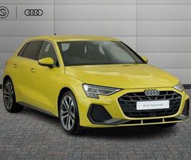 AUDI A3 SPORTBACK 35 TFSI 1.5 TFSI 35 S LINE SPORTBACK S TRONIC EURO 6 (START/STOP) 5DR