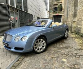 BENTLEY CONTINENTAL GTC CONTNENTAL W12
