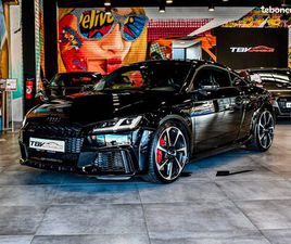 AUDI TT TTRS AUDI TTRS 2.5 TFSI 400 CH DAZA PACK RS DESIGN BLACK MATRIX BEAM MAGNETIC RIDE B&O CAMERA CUIR ELECT NAPPA ECHAPP RS — PAS DE FAP