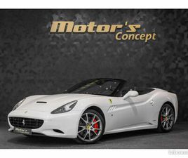 FERRARI CALIFORNIA 4.3 V8 460 CH / BIANCO AVUS NERO 28.690 KM ECUSSONS SCUDERIA