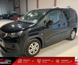 PEUGEOT RIFTER PEUGEOT RIFTER STANDARD 1.5 BLUEHDI 130 ALLURE - ATTELAGE - CAM - PANO