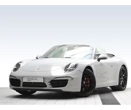 PORSCHE 911 CARRERA S (991.1) CABRIOLET - AM2015 - BLANC PUR / CUIR NOIR - PDK, PSE, PACK CHRONO, BOSE, SIÈGES FULL ÉLECTRIQUE, ETC - FULL SUIVIE PORSCHE EXCLUS