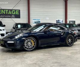 PORSCHE 991 TURBO S PHASE II 580 CH PDK MALUS PAYÉ AEROKIT 911 TURBO EN NOIR