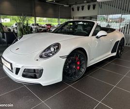 PORSCHE 911 CABRIOLET 991 CARRERA GTS PORSCHE 911 CARRERA GTS (991.2) CABRIOLET - AM2018 - BLANC PUR / CUIR-ALCANTARA NOIR - PDK, PSE, PACK CHRONO, BOSE, CAMÉRA, PACK INTÉRIEUR GTS, ETC - FULL SUIVI