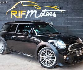 MINI CLUBMAN S II PHASE II 1.6L TURBO 184 CH ESSENCE FULL BLACK EDITION JCW DE 2013 1ÈRE MAIN EN TRES BEL ETAT / SIEGES CHAUFFANTS / CUIR / REGULATEUR / XENON /