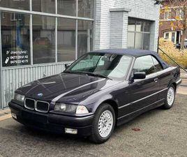 BMW 320 I CABRIOLET E36 CUIR BLEUE CAPOTE BLEUE