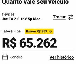 JAC T8 JAC T8 2.0 16V 5P MEC. 2014